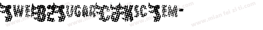 SweiB2SugarCJKsc Sem字体转换